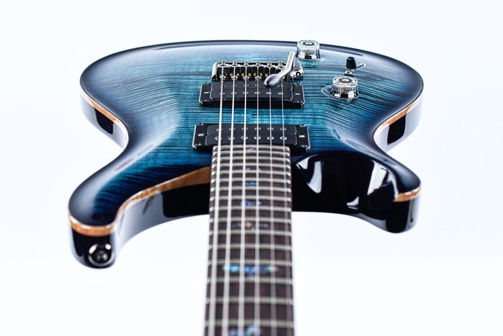 PRS Wood Library Custom 24 10 Top Cobalt Blue Lefty | The